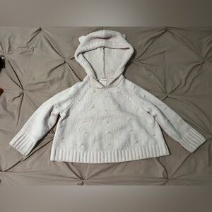 Cat and Jack fuzzy cropped hoodie